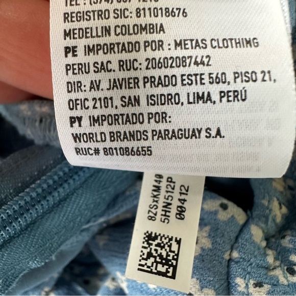 American Eagle Jumpsuit Romper Floral Strapless XS - Picture 11 of 11